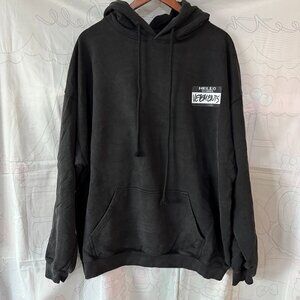 Vetements Black Hooded Sweatshirt
